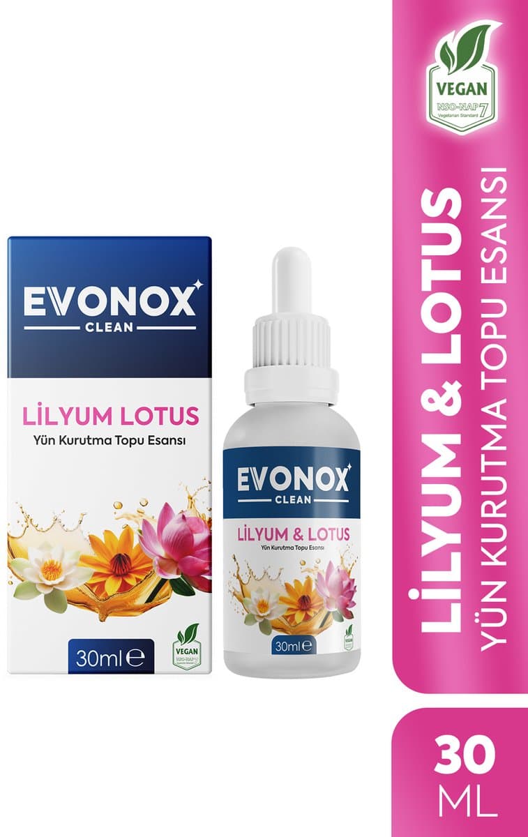 Evonox Clean – Wasdrogerbal Parfum – Lilyum & Lotus – 30 ml — afbeelding 1