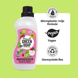Marcel's Green Soap Wasverzachter - Patchouli & Cranberry - 6 x 750ml - 180 wasbeurten — thumbnail 5