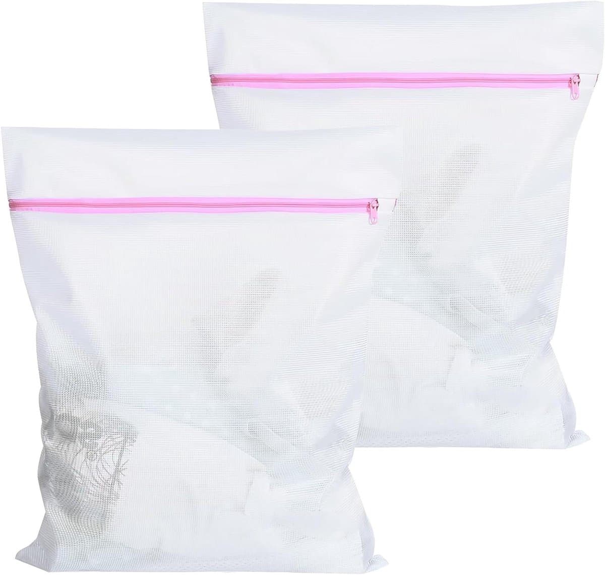 Cosensi - Wasnet voor Wasmachine 30 x 40 cm - 2 Stuks - Bescherming tegen Vervorming - Voor Gevoelige Kleding - Reisaccessoires — afbeelding 1
