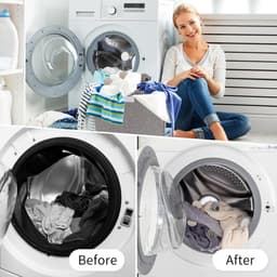 Wasmand - Opvouwbare Wasmand - Katoen en linnen - Met Deksel - Smalle - Afneembare zak - Reisgoederen - Opvouwbare Mand Vuile Was - Plooimand - Ophangbare - Voor wasruimte, slaapkamer - 48*36*12cm - Grijs — thumbnail 4