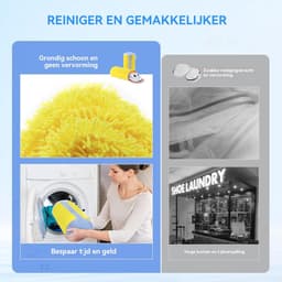 TOVBMUP 2 Stuks Waszakken - Schuhwaschbeutel - 360° Rundum-Reinigung met 3-Lagen Netontwerp - Wiederverwendbaar met Verborgen Rits - Geschikt voor Wasmachine tot EU46 - Polyester/Chenille - 35x17,5cm — thumbnail 2