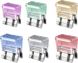 Broekklem - broekclip - broek clip - broek klem - Kleding Clip - 10 stuks - broekspijp clip - broekspijp verkorter - Bevestigingsclip voor broekspijp - wasknijpers - Antislip Vaste Gesp - Transparant poeder — thumbnail 4