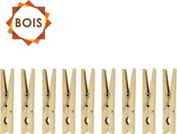 MSV Houten Wasknijpers – Set Knijpers van Hout voor Alle Soorten Wasgoed – Praktisch Ontwerp – 10 cm — thumbnail 2