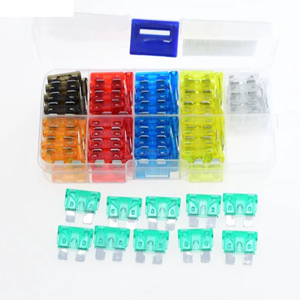 Auto zekering assortiment standaard zekeringen Assortiment box 100 stuks — afbeelding 1