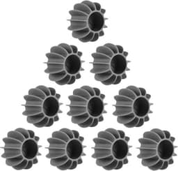 Wasbollen - 10 Stuks - Herbruikbare Wasballen - Wasballen - Haarverwijderaar - Wasmachine Ballen - Wasdroger Bollen - Anti Kreuk - Grijs - Grey - — thumbnail 1