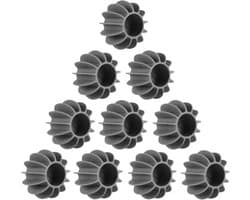 Wasbollen - 10 Stuks - Herbruikbare Wasballen - Wasballen - Haarverwijderaar - Wasmachine Ballen - Wasdroger Bollen - Anti Kreuk - Grijs - Grey - — afbeelding 1