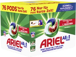 Ariel All in 1 wasmiddel Universele+ 76 PODS — thumbnail 1