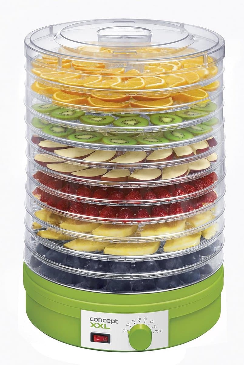 Droogrek XXL met 12 planken - Perfect voor het drogen van groenten en fruit — afbeelding 1