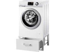 Wasmachine verhoger met lade - Wasmachine verhoger - Wasmachine sokkel - Wasmachine verhoger met lade - Wasmachine opbouwmeubel