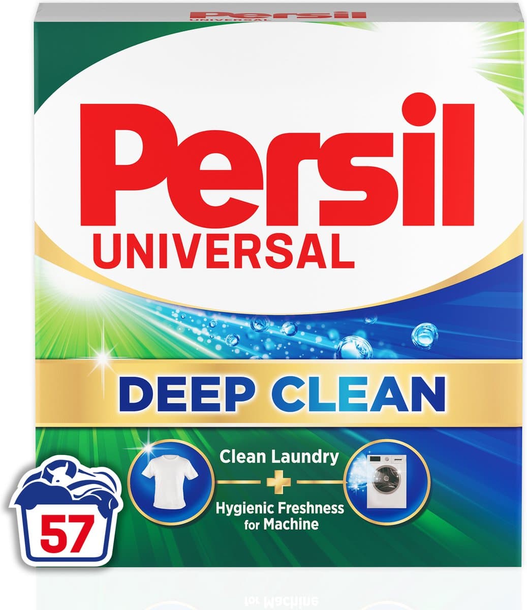 Persil Waspoeder - Wasmiddel - Witte Was - Grootverpakking - 57 Wasbeurten — afbeelding 1