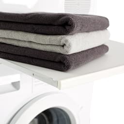 Scanpart tussenstuk voor wasmachine en droger met werkblad - Ideaal voor zwaardere warmtepompdrogers - Geschikt voor AEG Bosch LG Miele Samsung Siemens Zanussi Whirlpool - Stapelkit - Universeel — thumbnail 3