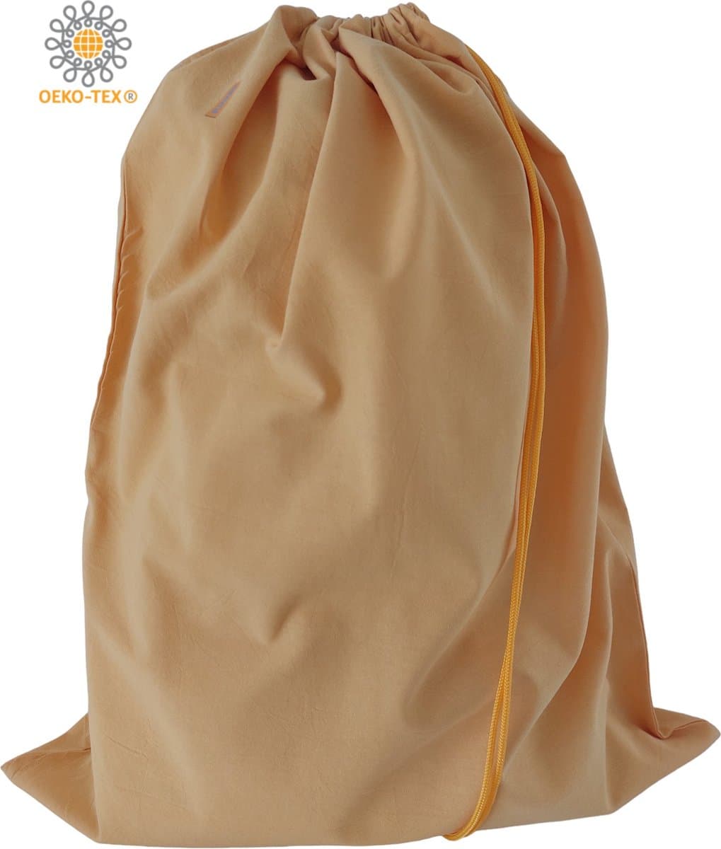 Bluvardi waszak -Stonewashed cotton- Soft ocher- XL — afbeelding 1