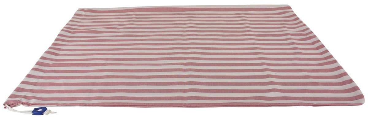 Waszak 60x60 cm - Met K-locksluiting - Rood gestreept — afbeelding 1