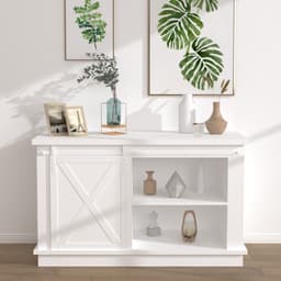 vidaXL - Ophangset - voor - minischuifdeur - 152 - cm - koolstofstaal - wit — thumbnail 2