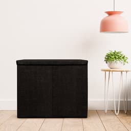 Zonovi Wasmand – Drie Vakken Met Deksel – 3 in 1 Wasmand - Sorteer Wasmand - Opvouwbaar – Wassorteerder – Dichte Wasmand - Dubbele Wasmand – Laundry Basket – Wasbox – Organizer Kleding - Stof – Zwart - Zwarte – 110L — thumbnail 4