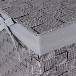 Wasmand Grijs 30 x 30 x H.50 cm - Praktische Opbergmand voor Kleding — thumbnail 4