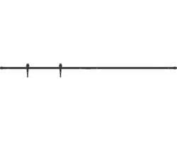 vidaXL - Ophangset - voor - schuifdeur - 213 - cm - koolstofstaal