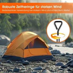 Inschroefbare tentharingen - zwaar uitgevoerd - Grondankers met hoge windweerstand — thumbnail 4