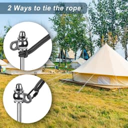 305 cm zware grondankers - set van 4 - lassen - eenvoudig in te schroeven - herbruikbaar - campingtenten - trampolines - schuurtjes - schommelsets — thumbnail 3