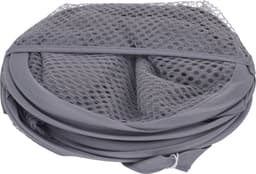 Wasmand flexibel/opvouwbaar - grijs - nylon - 36 x 36 x 58 cm - 64 liter — thumbnail 3