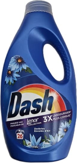Dash - Lenor Collectie - Vloeibaar Wasmiddel - Witte en Gekleurde Was - Zeebries - 26 Wasbeurten — thumbnail 1