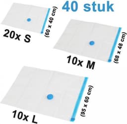 tectake - vacuumzakken - 40 stuks - 401786 — thumbnail 4