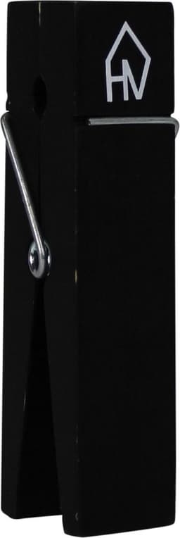 HouseVitamin houten knijper | Wasknijper groot | Zwart | 3 x 4 x 15 cm — thumbnail 1