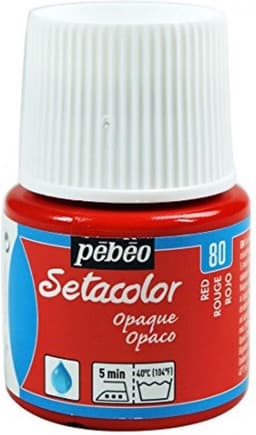 Pébéo Setacolor Rode Textielverf - 45ml textielverf voor donkere en lichte stoffen — thumbnail 1