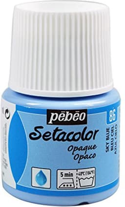 Pébéo Setacolor Hemelsblauwe Textielverf - 45ml textielverf voor donkere en lichte stoffen — thumbnail 1