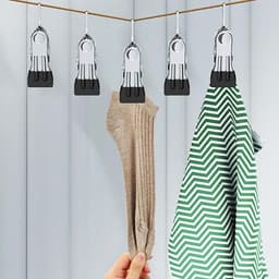 Roestvrijstalen wasknijpers, 8 stuks, antislip klemmen voor handdoeken, sokken en foto's, duurzaam en multifunctioneel — thumbnail 4
