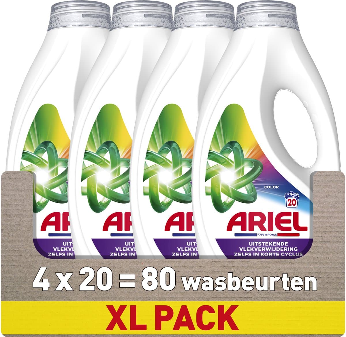Ariel Wasmiddel Kleur - 4 x 20 Wasbeurten — afbeelding 1