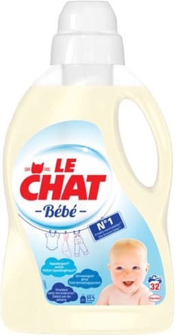 Le Chat Gel Bebe - Vloeibaar Wasmiddel - Voordeelverpakking - 8 x 32 Wasbeurten — thumbnail 4