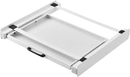 Wasmachine Droger Stapelset - Tussenframe Uittrekbaar - Ruimte Besparen - Met Uittrekbare Plank - 60 Cm Breed - Wit — thumbnail 5
