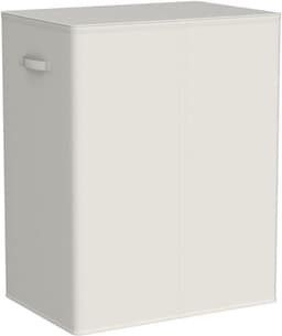 DnA® Wasmand 2 Vakken - Wasmand - Wassorteerder - Wit - 63cm x 37cm x 69cm — thumbnail 3
