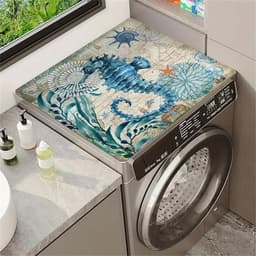 Wasmachine Droger Top Beschermmat - Apparaat Mat - Apparaten Beschermen - Snel Drogen - 50 x 60 cm - Octopus — thumbnail 2