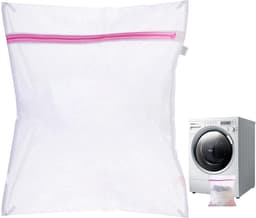 Wasnet Zak - Fijne Was - Kleding Beschermen - Ritssluiting - 50 x 60 cm - Wit — thumbnail 5