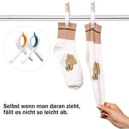 Dailygoods - Handdoekklemmen Set van 5 - Robuuste Wasknijpers - Sterke Winddicht - Oranje en Blauw - Ideaal voor Strand en Zwembad - Voor Thuisgebruik — thumbnail 4