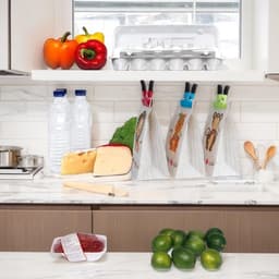 Voedselclips voor keuken - 9 stuks - verschillende kleuren - kunststof — thumbnail 5