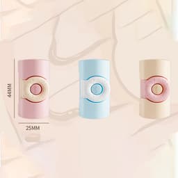 12 Stuks - Stevige Dekbedklemmen - Dekbedovertrekclips - 2,5 × 2,5 × 4,4 cm - Dekbedknijpers - Dekbed Clips - ABS - Voorkomt verschuiven dekbedovertrek - Roze, blauw, wit — thumbnail 2