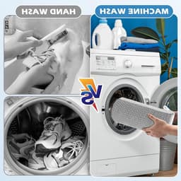 Schoenwaszakken voor wasmachine en droger, 2 stuks, ideaal voor het reinigen van schoenen, wasnet en 360° bescherming — thumbnail 2