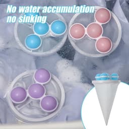 Filterzak voor wasmachine - Waszak voor pluisjes - Ontharingsapparaat - Wasmachine-reinigingsgaaszak - Haaropvangfilter - Wasmachine filterzakken - Haarverwijderaar voor honden- en kattenharen - Herbruikbaar - 3 stuks — thumbnail 2