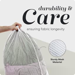 Waszakken - 60x90cm Waszak Groot - Set van 2 -voor Wasgoed - Waszakje Lingerie - Waszak bh - Waszak - Wasgoed - Waszakje Laundry Bag - Wasnet — thumbnail 3
