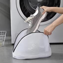 Set van 2 wasnetten voor schoenen, ideaal voor de wasmachine, met rits voor optimale bescherming en duurzaamheid — thumbnail 2