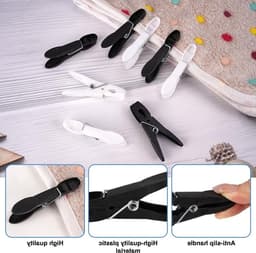 Kleurige Plastic Wasknijpers - 48 Stuks, Multicolore Klemmen voor Handdoeken, Kleding en Sokken, Inclusief Opbergtas — thumbnail 2