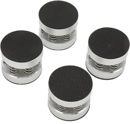 Luidspreker Isolatievoeten - Schokdempers Hifi - Audio Verbetering - Veer Demping Systeem - 4 stuks 9kg - Zilver — thumbnail 1