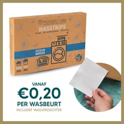 Milieuvriendelijke Wasstrips - Ocean Breeze 100 Wasbeurten Incl. Wasverzachter – Wasmiddeldoekjes Wasdoekjes – Detergent sheets - Vegan — thumbnail 4