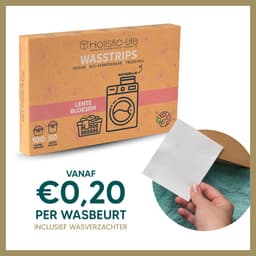 Wasstrips - Lentebloesem 100 Wasbeurten Incl. Wasverzachter – Wasmiddeldoekjes Wasdoekjes – Detergent sheets - Vegan — thumbnail 5