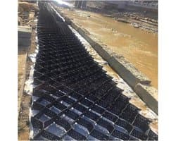 Grond Stabilisator Rooster - Grind Stabilisatie - Oprit Versterken - Sterk Draagvermogen - 6 x 6 Meter - Zwart