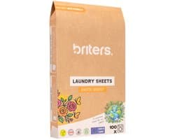 Briters Wasstrips Exotic Boost - 100 Wasbeurten - V-Label gecertificeerd (vegan) – Dermatest goedgekeurd (hypoallergeen) – biologisch afbreekbaar