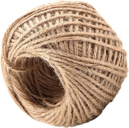 Houten Wasknijpers - Knutselclips Decoratie - Was ophangen - Duurzaam Natuurlijk Materiaal - 250 Stuks Jute Touw - Natuurlijk Hout — thumbnail 5